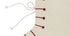 Hand Felted Wool Christmas Stocking - Cream Skate - ARCADIA HOME